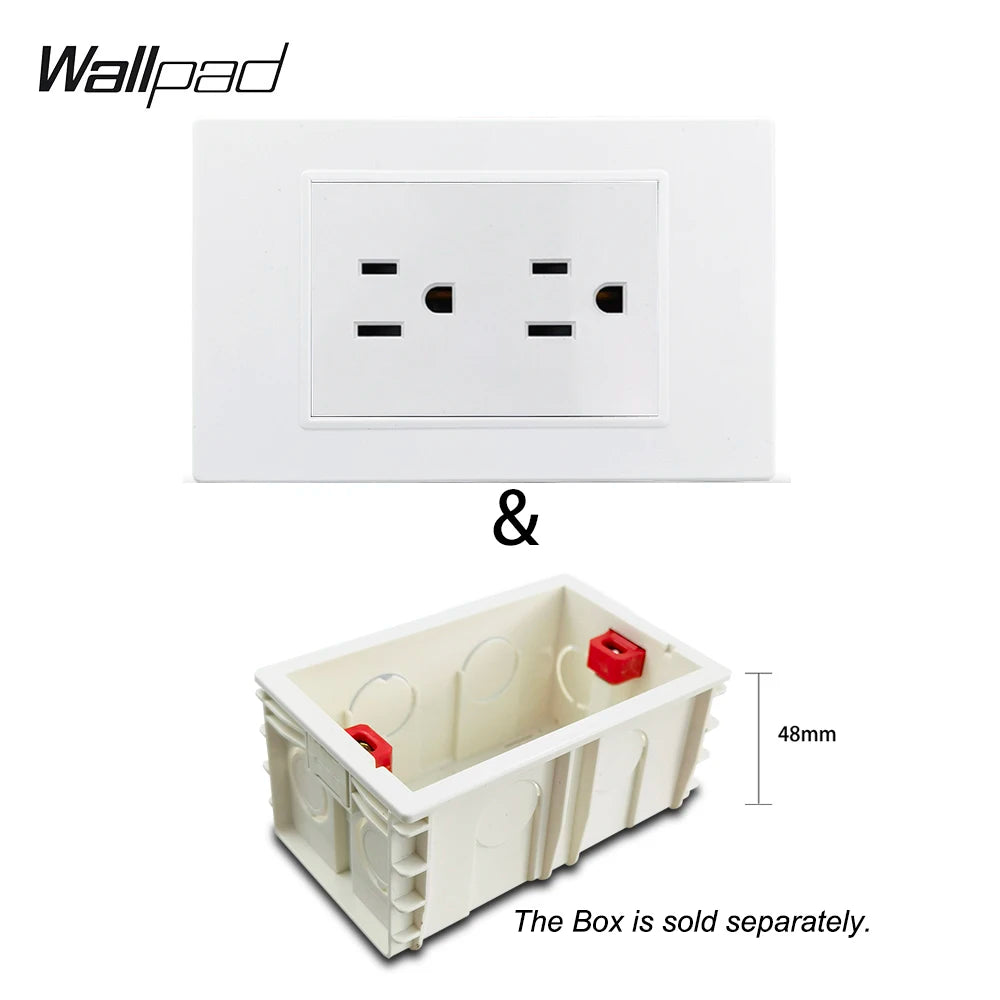 118 PC 1 2 3 4 Gang 2 3 Way Push On Off  Wall Switch Wallpad White Fireproof Plastic Panel US BR l IT IL EU Light Interruptor