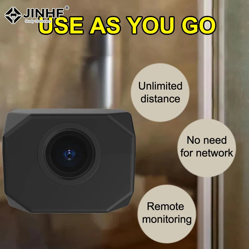 4K HD Mini Camera WiFi IP APP Remote Monitoring Lightweight Portable Camcorder Smart Home Surveillance Security Camera