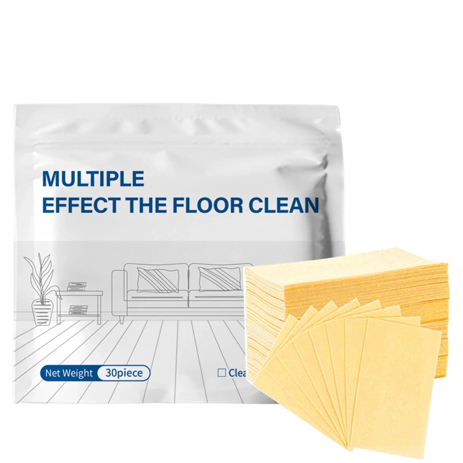 Floor Cleaner Refills Multi-Surface Deep Cleaning Sheets for Mop Deodorant Brightening Disposable Dry Wet Reusable Home Supplies