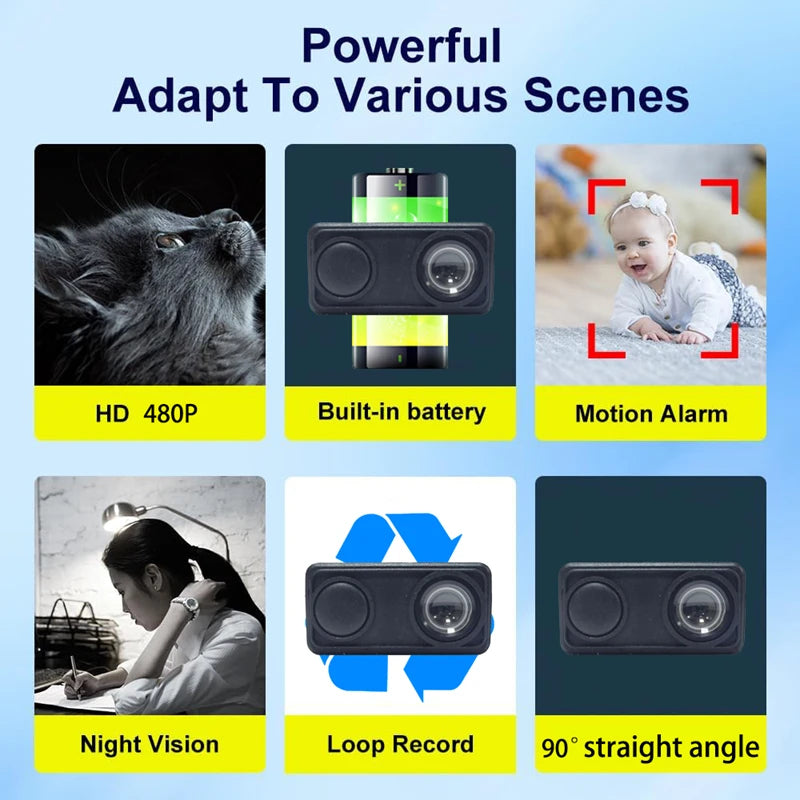 4K Security Camera WiFi Wireless Monitor Remote Motion Detecting Camcorders Security Protection Indoor Surveillance 2026 NEW