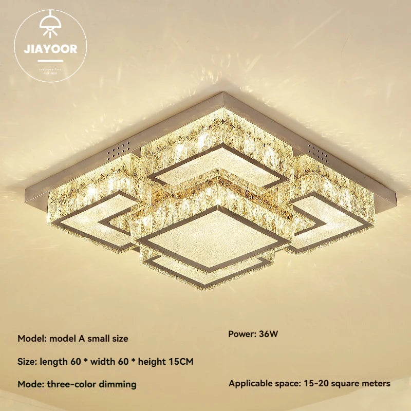 Modern Light Luxury Ceiling Led Crystal Ceiling Light Home Decoration Home Decoration Bedroom Dining Room Kitchen Lighting