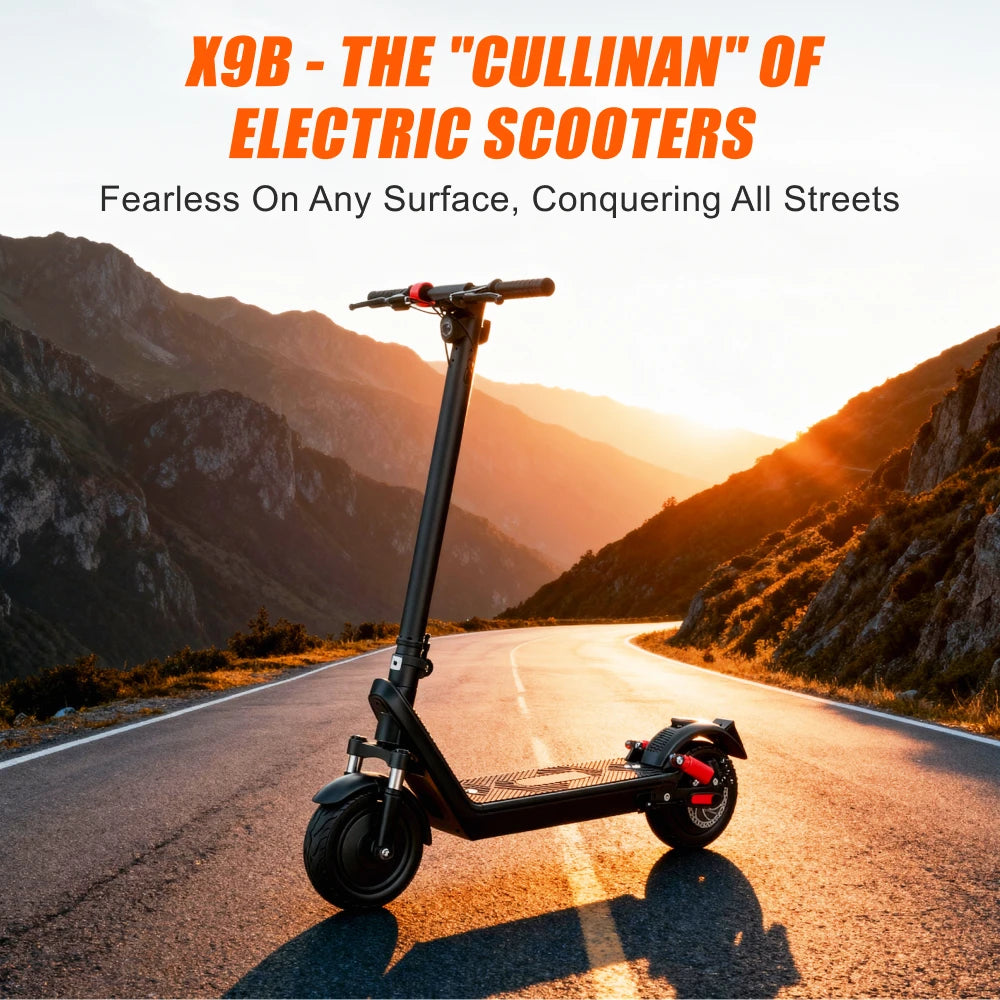 HUANCI X9B 1000W Electric Scooter E Scooter 48V20AH Foldable E-Scooter E-Scooters 40km/h Scooter Electric 10 Inch E-Scooter Adul