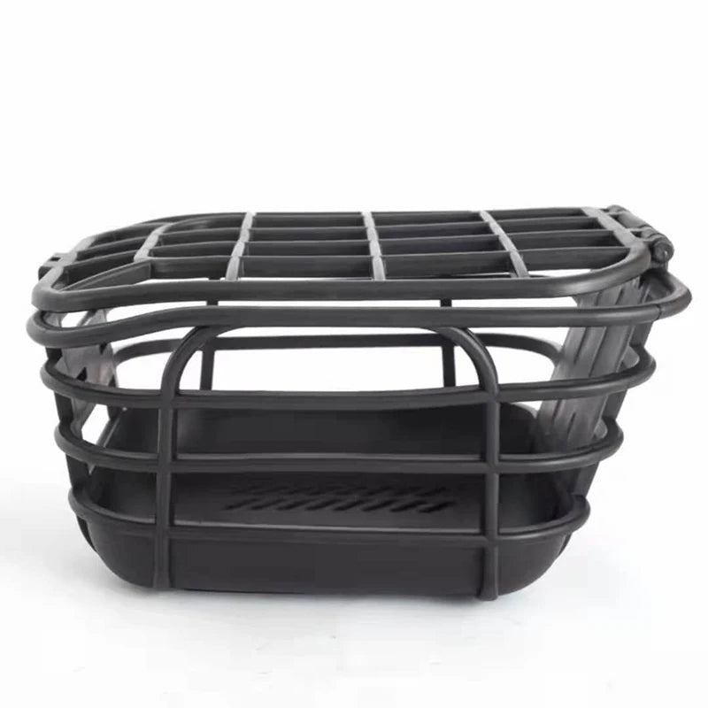 ♥Universal Bike Front Basket - Anti-Deformation Plastic Basket for Electric Bikes & Regular Bicycles