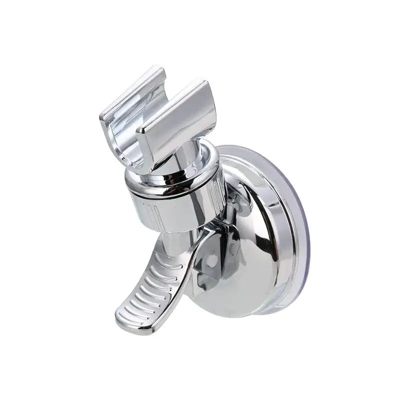 Adjustable Handheld Shower Head Holder with Strong Vacuum Suction Cup Wall Mount Rotating Base for Bathroom Organization