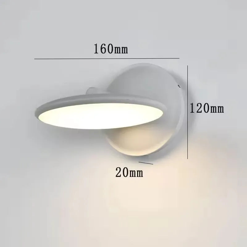 Modern Minimalist Led Waterproof Outdoor Rotatable Wall Light, Bedside, Living Room, Corridor, Aisle Wall Light