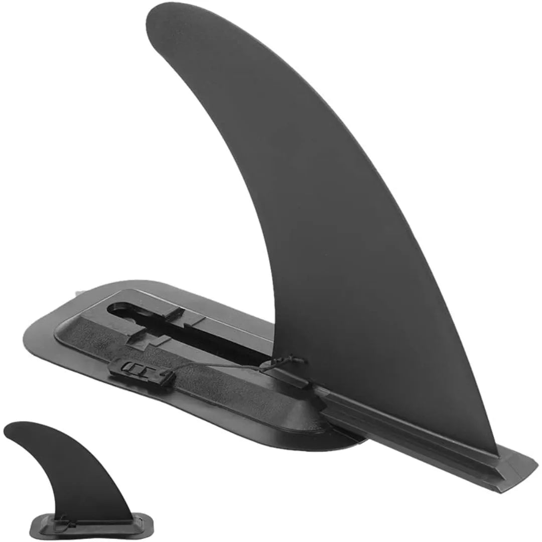 9 Inch Single Surf Fin with Mount Base, Detachable Stand Up Paddle Board Fin, Stable Tracking Replacement Fin for SUP Board