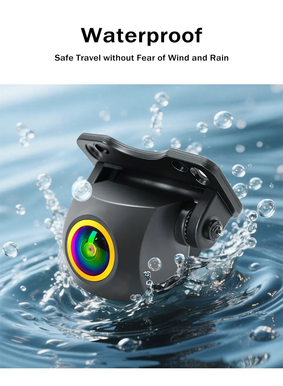 AHD 1080P Golden Lens Car Intelligent Dynamic Trajectory Moving Guide Parking Line HD Rear View Reverse Backup Tracks Camera