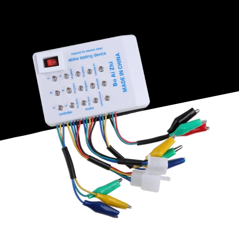 E-Bike Tester E-bike Scooter Brushless Car Motor Controller Tester Quick Battery Powered Spared Device Controller Tester