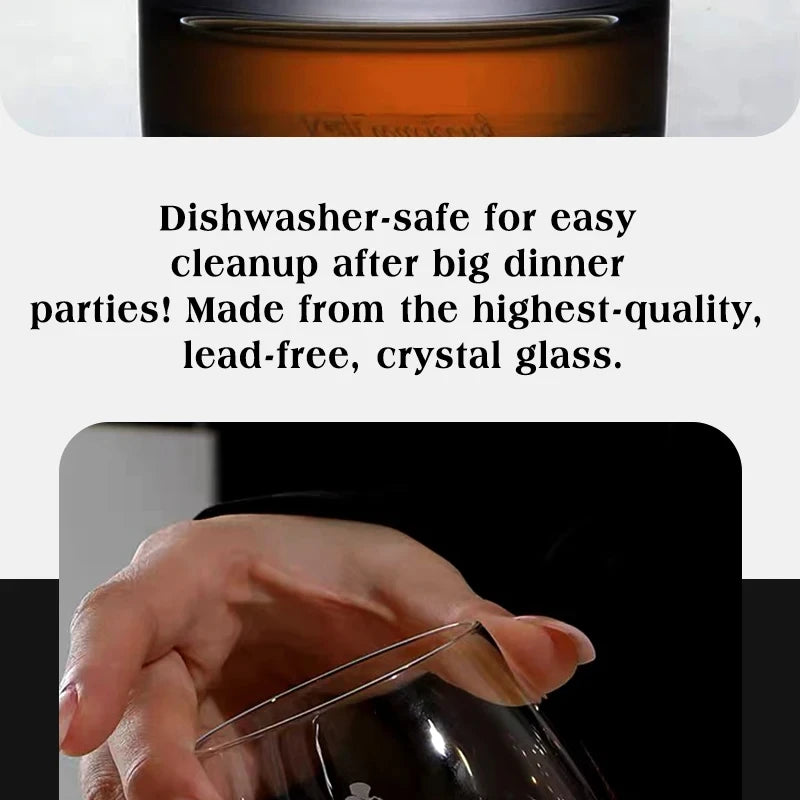 Johnnie Walker Whiskey Glasses 10 OZ Whiskey Glasses, Rocks Glasses for Scotch, Liquor Vodka, Bourbon, Whiskey Gifts