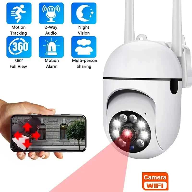 A7 Wireless Monitoring Camera 360 Degree Intercom 1080P Home Security Camera Remote HD Night Vision Camera Monitor Smart Home
