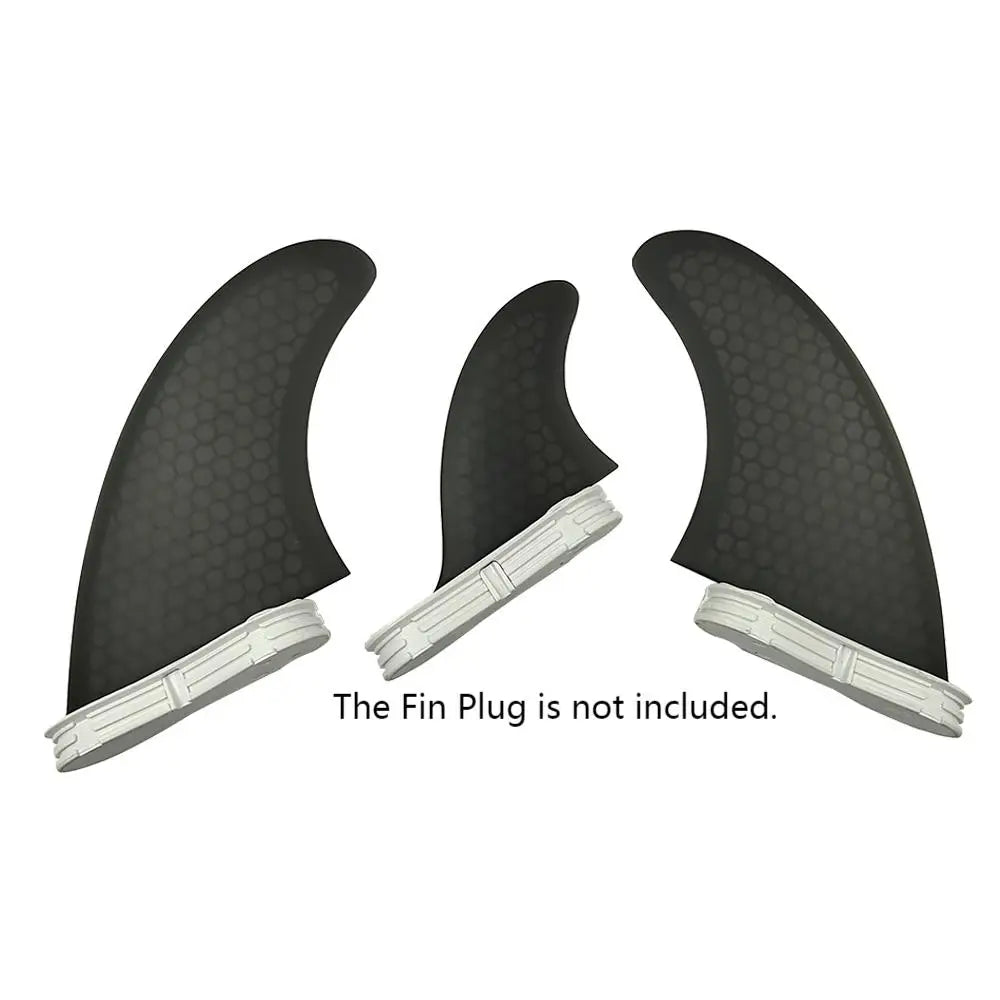 T1 Size Tri Fins Honeycomb Carbon Surfboard Fins UPSURF FCS 2 Fins For Sup Accessories Thruster Surfing Fins Board Stabilizers