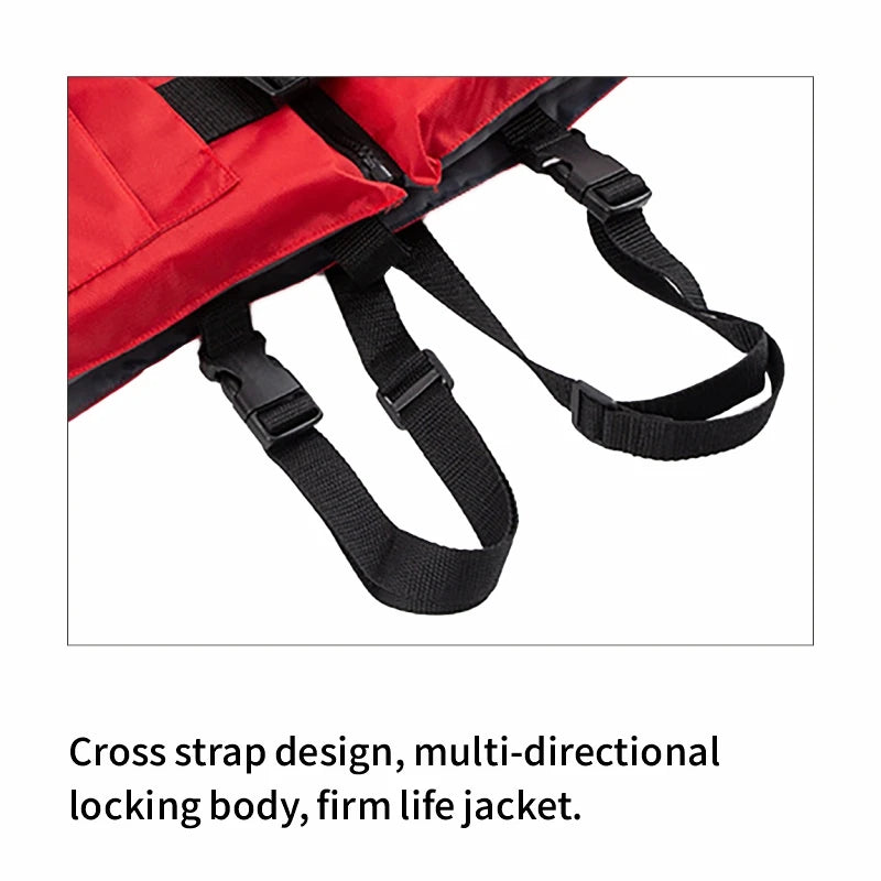 Impact Vest Life Jacket for Adults, Water Sports Life Vests, Surf Lifeguard, Kayaking and Water Sports, Size XXL for 110 kg