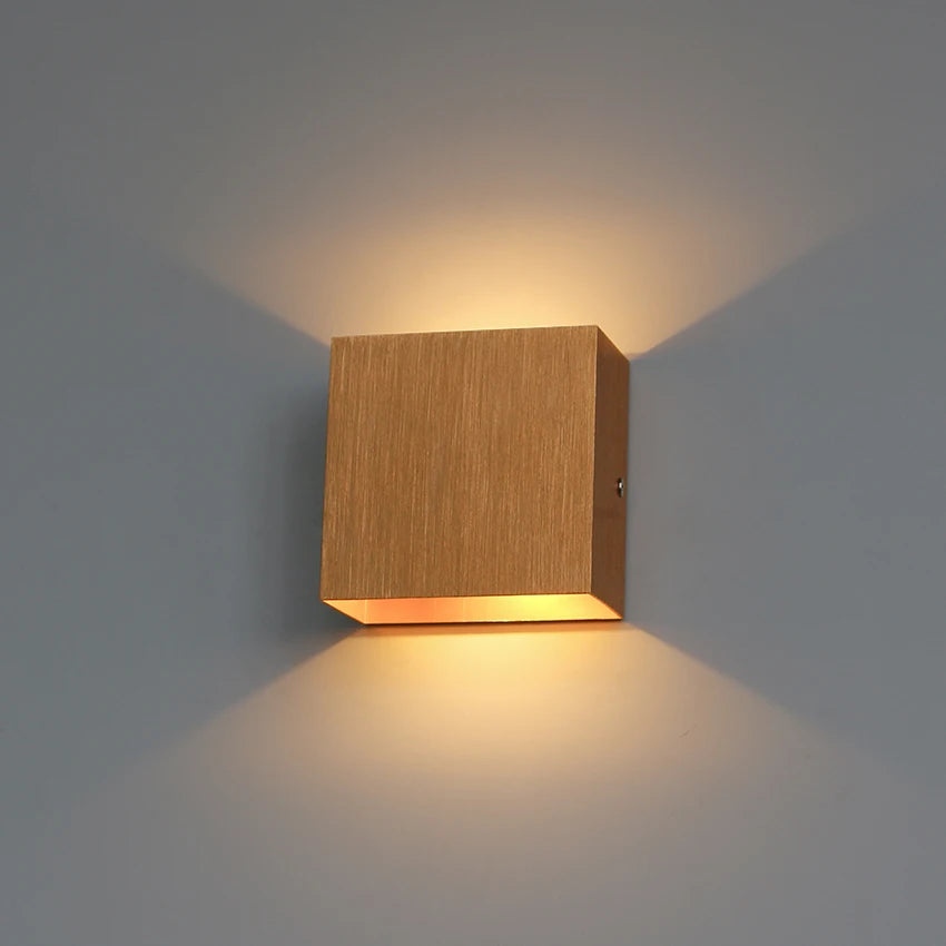 Modern 6W LED Wall Light Indoor Minimalist Wall Lamp Living Room Bedroom Corridor Lighting Decor Wall Sconce Aluminum Luminaire