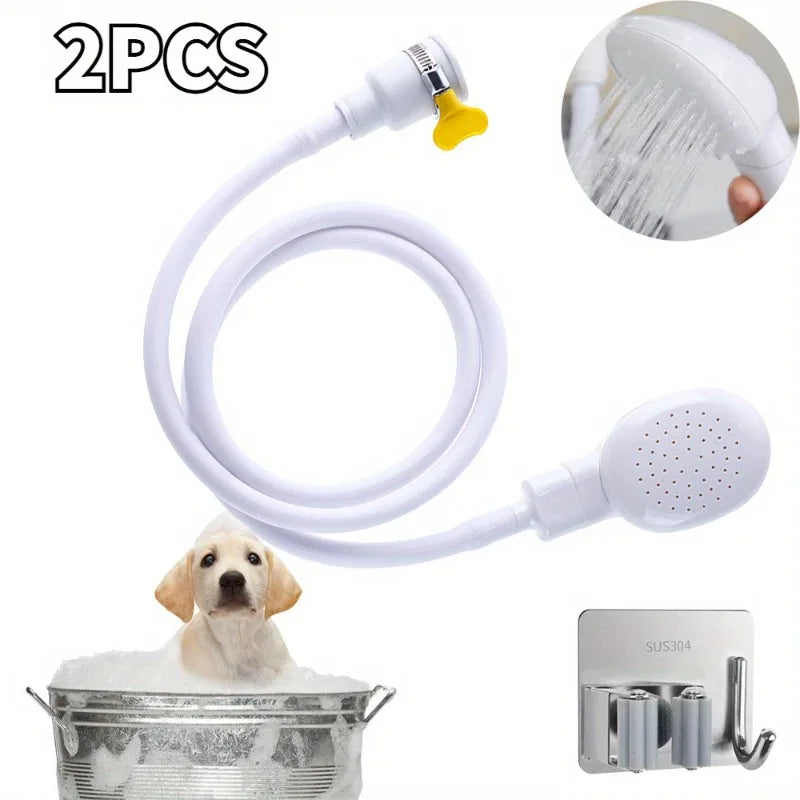 Portable Handheld Faucet Shower Sprayer for Pet Bathing Hair Washing Easy Installation Multi Purpose Shower Accessories