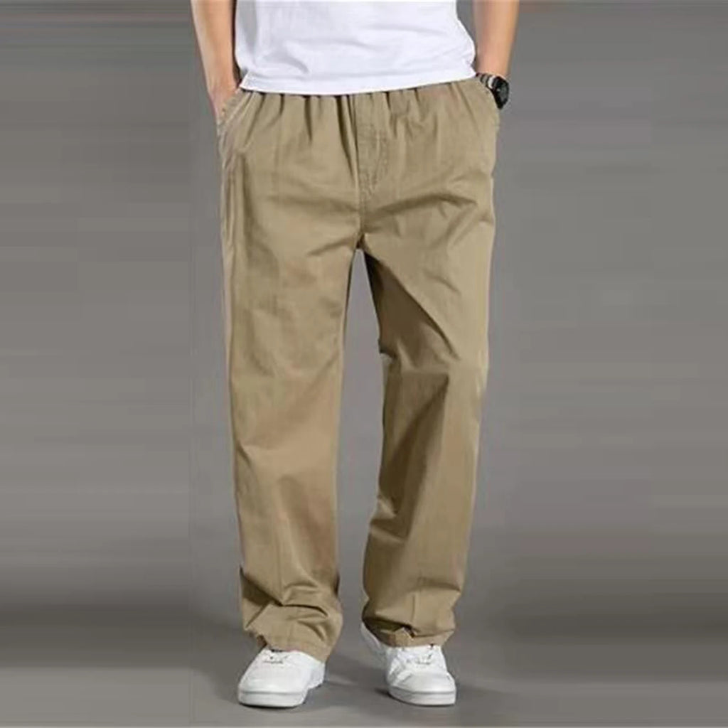 Cotton Men Sweatpants Sports Joggers Pant Tracksuit Jogging Trouser Plus Size 4xl Sportswear Wide Leg Cloth 2024 Spring