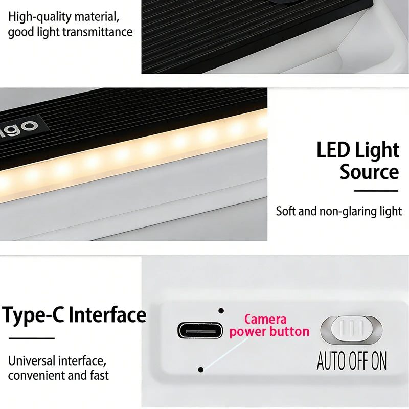 4K HD 1080P Mini Camera Battery Operated Home Monitori Camera DVR Function Human Body Induction Night Light Human Body Detection