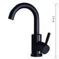 304 Stainless Bathroom Basin Faucet Steel Hot Cold Wash Mixer Crane Tap 360 Rotation Sink Faucets Single Lever Tap For Bathroom