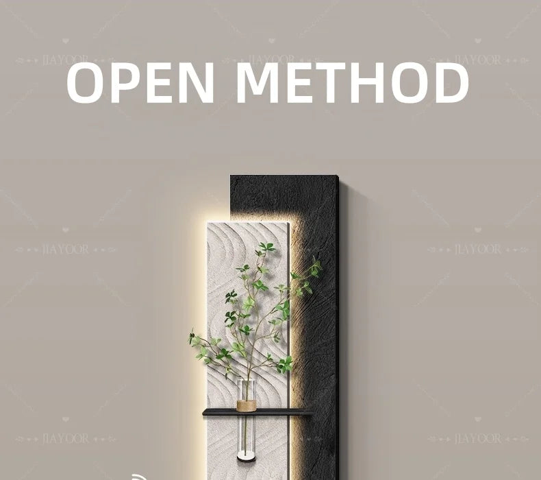 Modern LED Wall Light For Living Room Background Study Interior Home Decoration Art Lustre Vase Mural Lamp Black Sconces Fixture