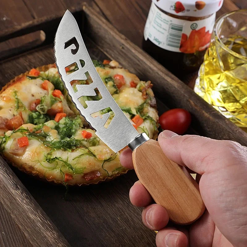 Pizza Cutter Stainless Steel Pizza Knife Pizza Slicer Kitchen Gadgets for Cheese Cake Bread Pie Waffles Bakeware Kitchen Tools