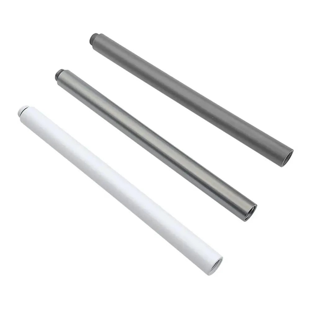 New Stainless Steel Shower Extension Rod Round 30cm Extension Tube Shower Extender Shower Head Rod Bathroom Accessories