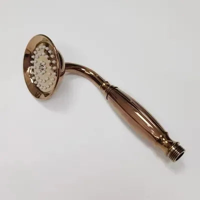 Bathroom Accessories Rose Gold Hand Shower Head High Pressure  Antique Water Output Antique Hand Shower Nozzle Water