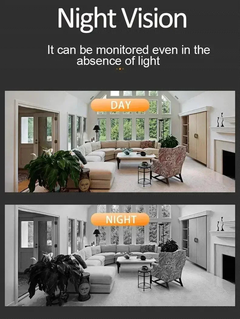 New 4K HD Mini Wireless Camera Portable Cam Night Vision Camcorder WiFi Remote Monitor Video Voice Recorder Security Camera