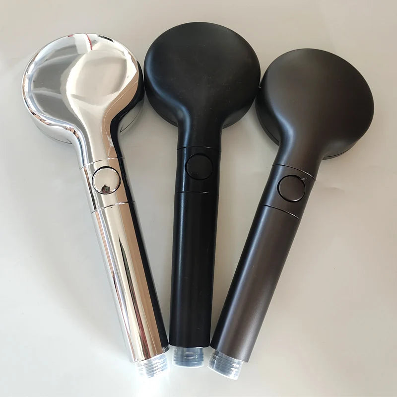 Filter 9 Modes Adjustable Shower High Pressure Shower Head with Hose Water Saving One-Key Stop Spray Nozzle Bathroom Accessories