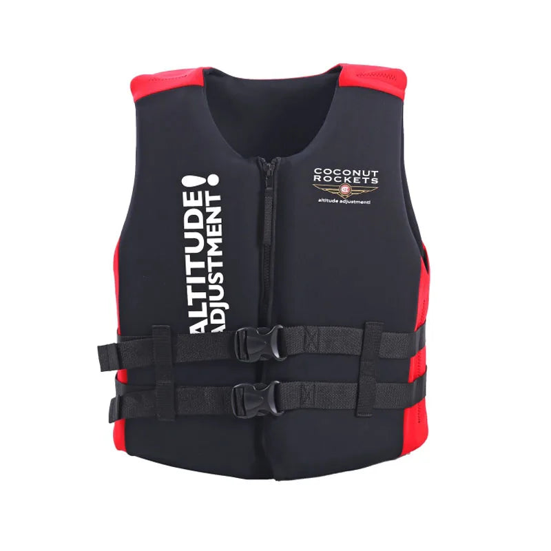 Impact Vest Life Jacket for Adults, Water Sports Life Vests, Surf Lifeguard, Kayaking and Water Sports, Size XXL for 110 kg