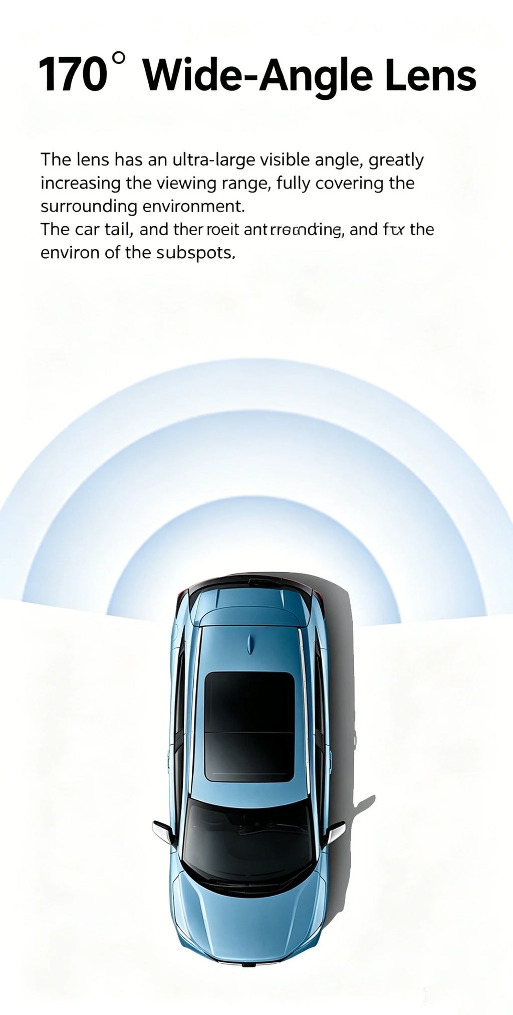 Car Camera HD Night Vision AHD/CCD Universal Dynamic Trajectory Reversing Camera Waterproof Fisheye 170 Degrees.