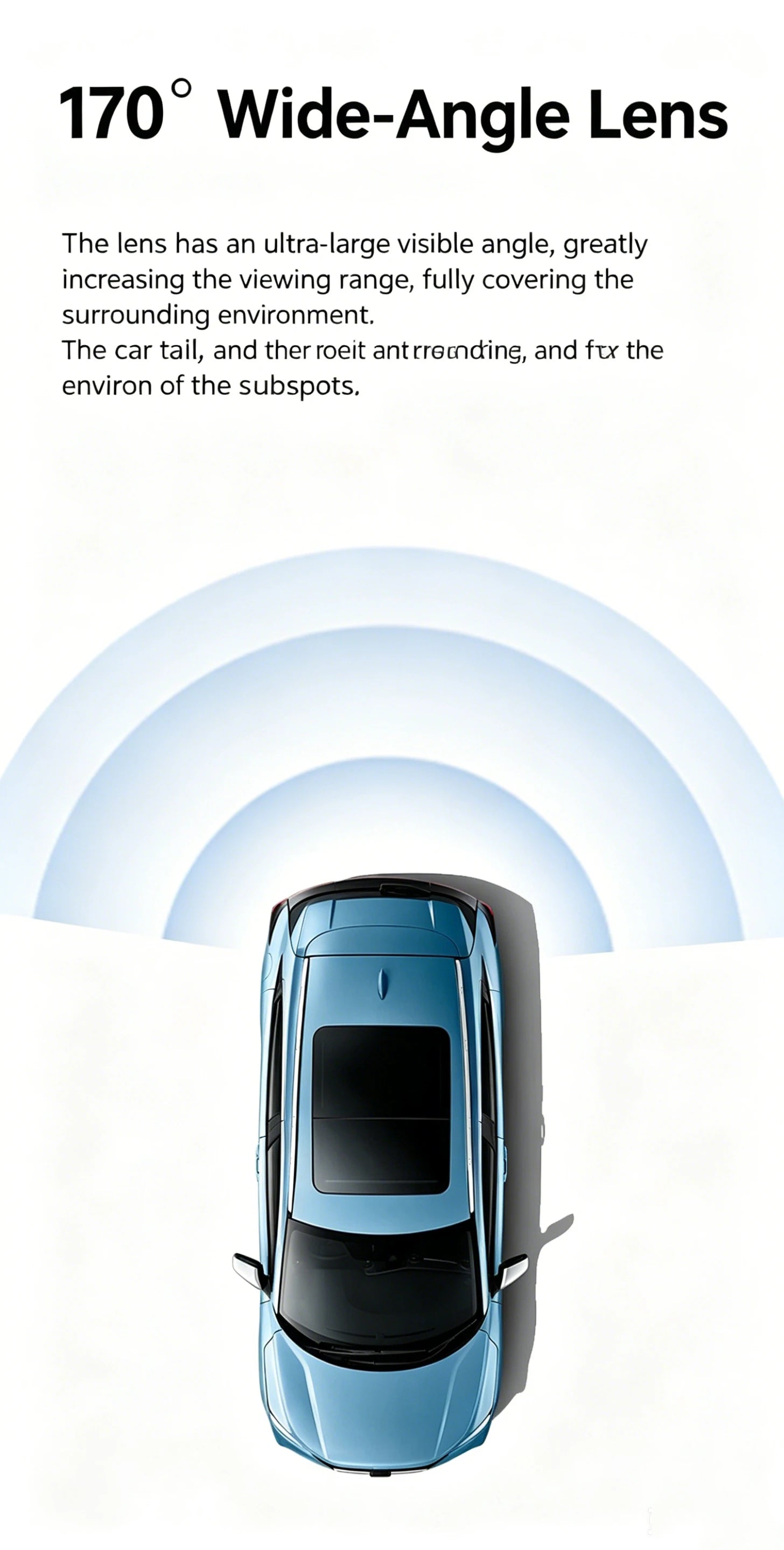 Car Camera HD Night Vision AHD/CCD Universal Dynamic Trajectory Reversing Camera Waterproof Fisheye 170 Degrees.
