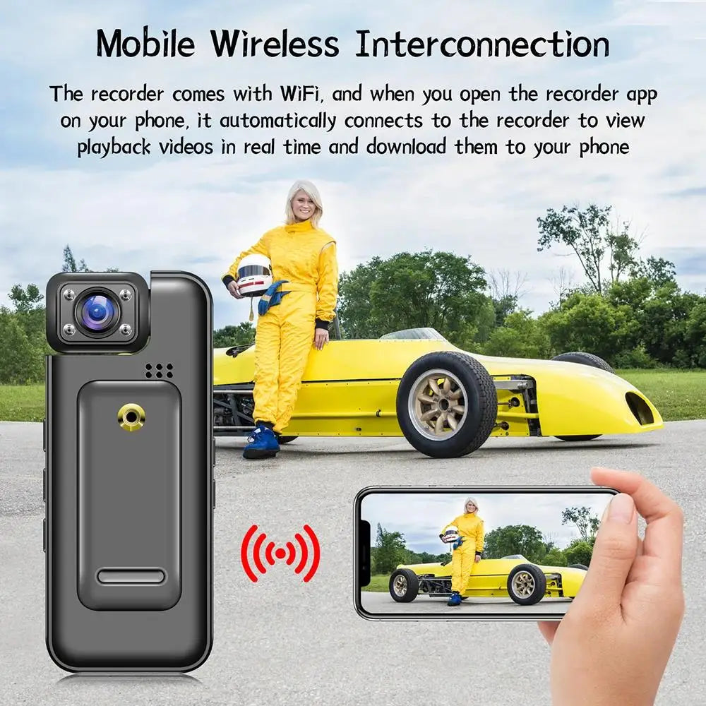Digital Camera Mini WiF 4K 2K 1080P HD Portable Video Recorder Body Cam Infrared Night Vision Police/Bike Camcorder Sports DV