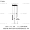Modern LED Pendant Light Minimalist Chandelier Nordic Hanging for Living Room Restaurant Villa Loft Ceiling Staircase