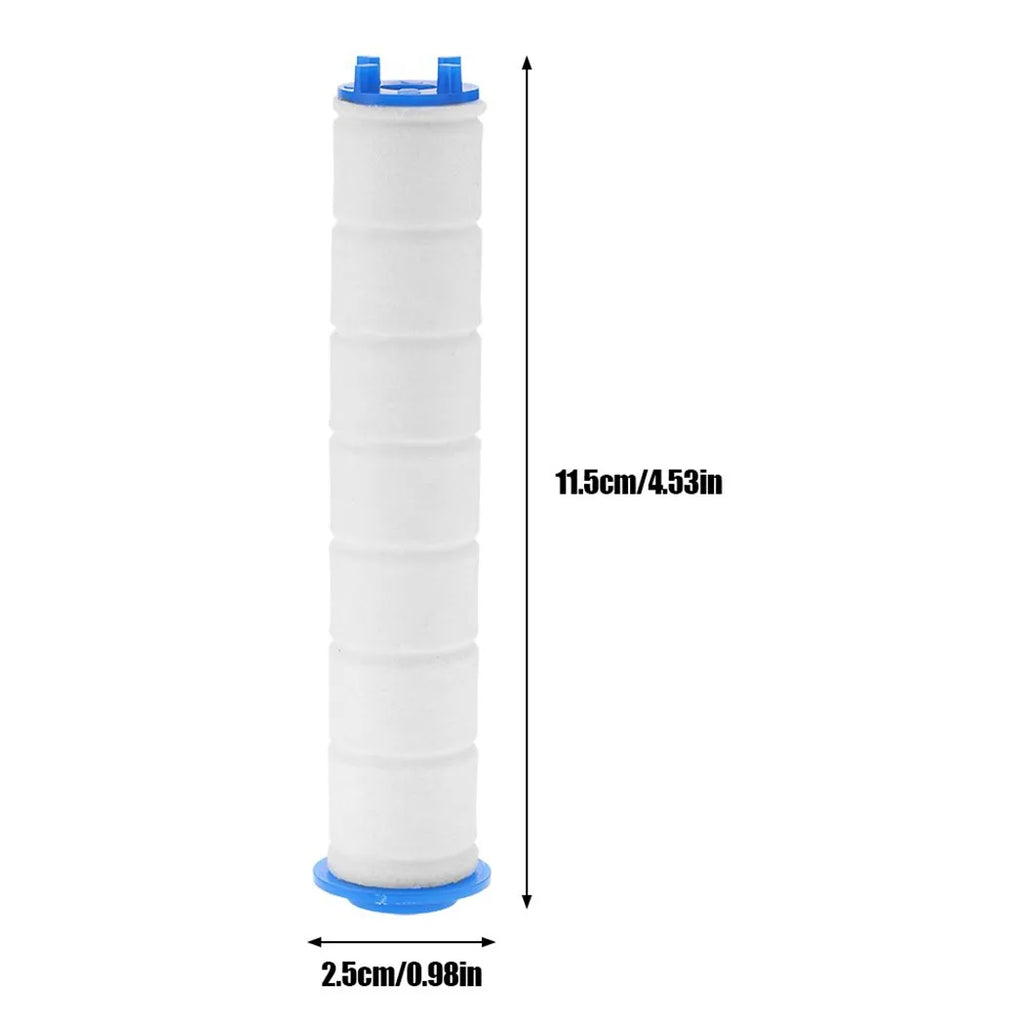 1pc / 5PCS Replacement Shower Head Cotton Filter Set Water Purification 11.5*2.5cm/4.53*0.98in For Shower Water Cleaning