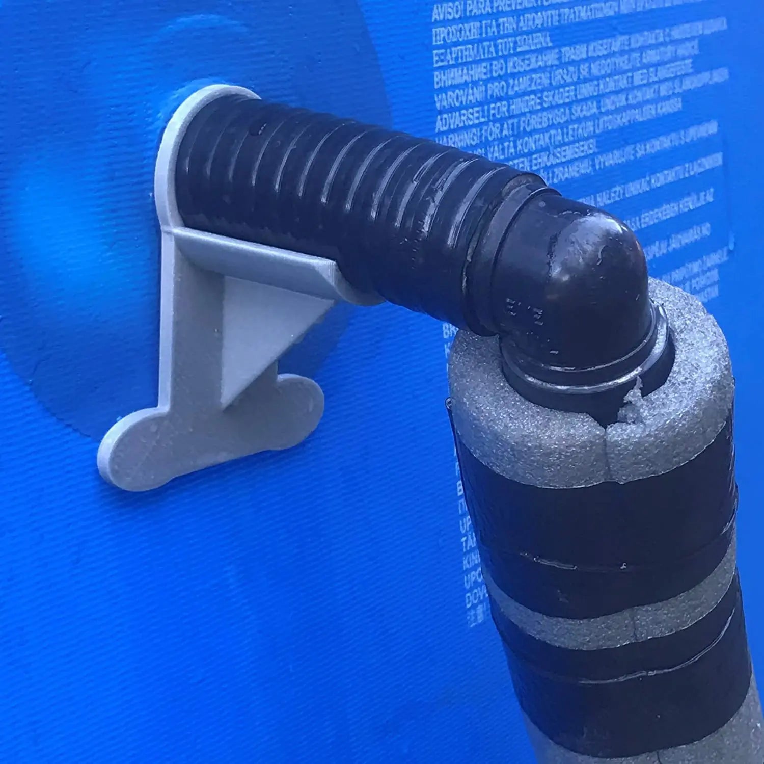 Swimming Pool Pipe Holder Mount Supports Pipes 30-38mm for Intex Bestway Ground Hose Outlet with Cable Tie Piscinas Kids Adults