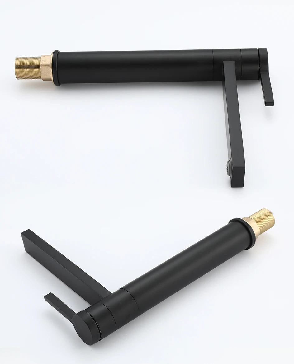 VGX Bathroom Faucets High Basin Mixer Sink Tall Faucet Gourmet Washbasin Taps Water Tap Hot Cold 360° Tapware Crane Brass Black