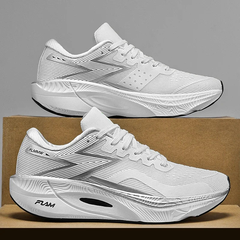 Running Shoes Carbon Board Speciality Marathon Men Sports Breathable Lightweight Women's Comfortable Athletic Nonskid Sneakers