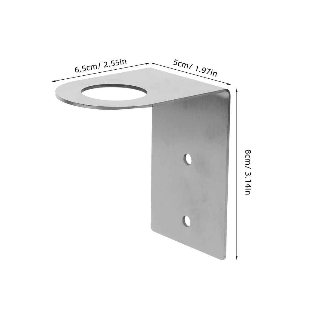 Dispenser Stainless Steel Wall Mounted Bathroom Organizer for Liquid Hand Soap Holder Hand Soap Bottle 304 Brushed