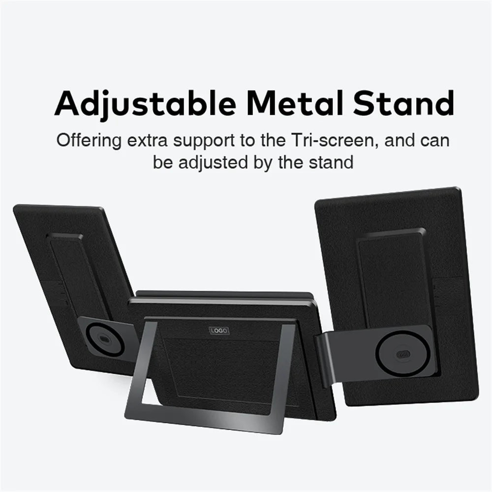 Rospider 15.6 16 Inch Portable Dual Screen Laptop Extender 1080P IPS Rotatable Triple Monitor FHD for MacBook Windows