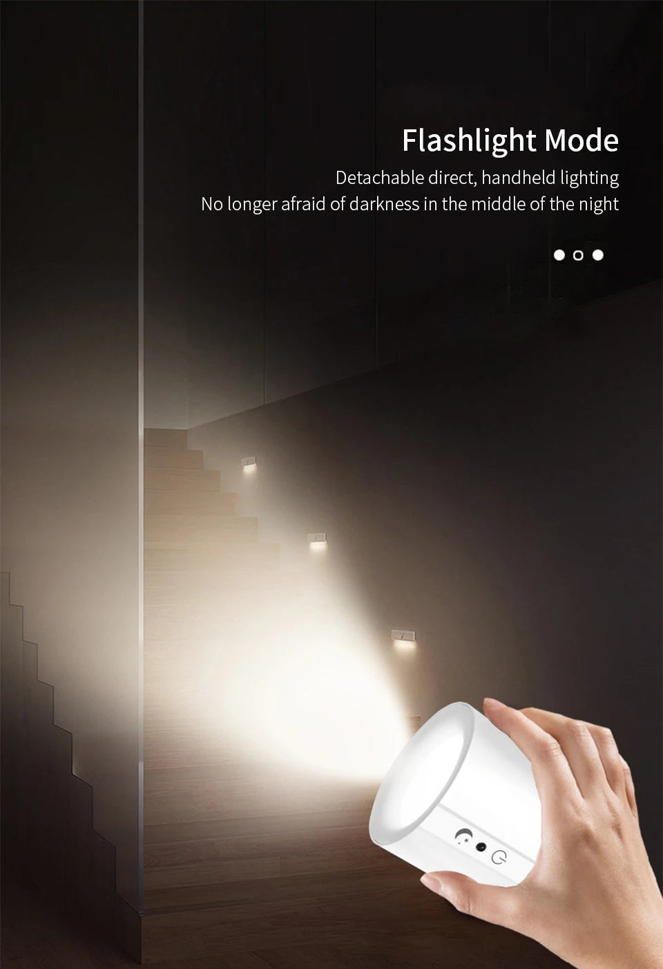 LED Magnetic Wall Light Up and Down Style Black White Rotatable Sleep Guard Bedroom Bedside Lamp Living Room Night Lighting