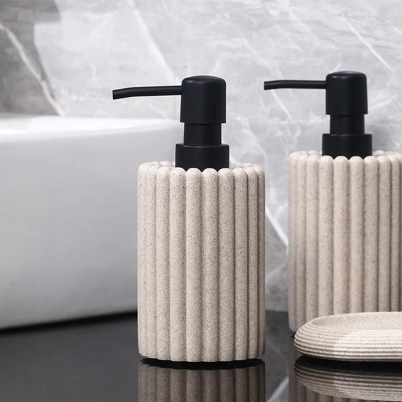 Creative hand sanitizer bottle lotion bottle hotel home stay shampoo bath gel sub bottled bathroom accessories soap dispenser