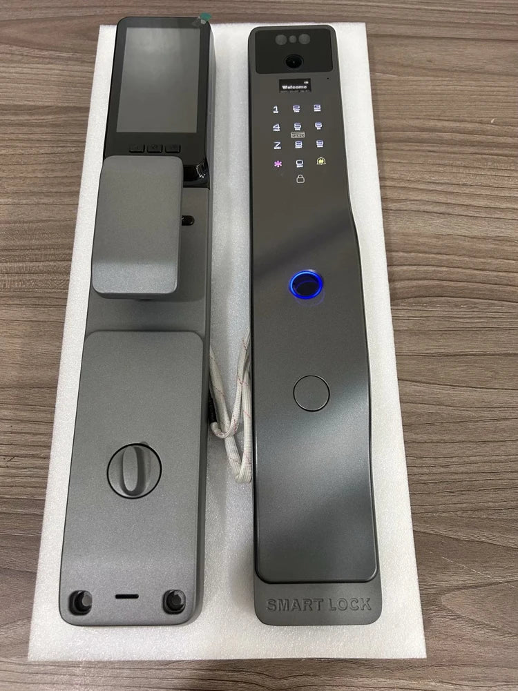 Tuya App Smart Lock Household Anti-theft Door Fingerprint Lock With Camera Password Lock Large Door Lock