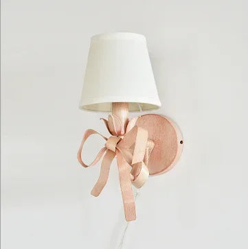 2025 Modern Simple Light Luxury E14 Bowknot Wall Lamp Living Room Bedroom Girl Princess Children Room Lights