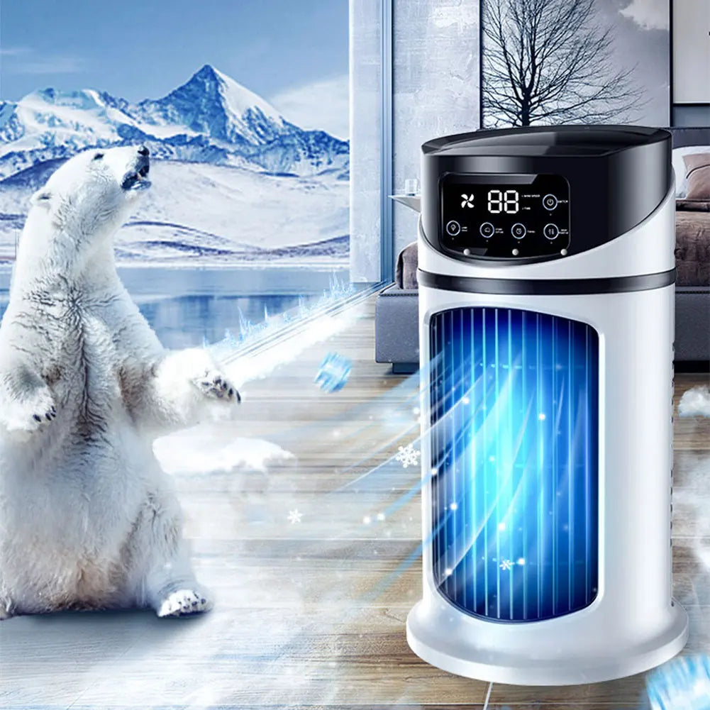 Portable Mini Air Conditioner Air Cooler Fan Water Cooling Fan Air Conditioning Air Cooler For Office Mobile Air Conditioner