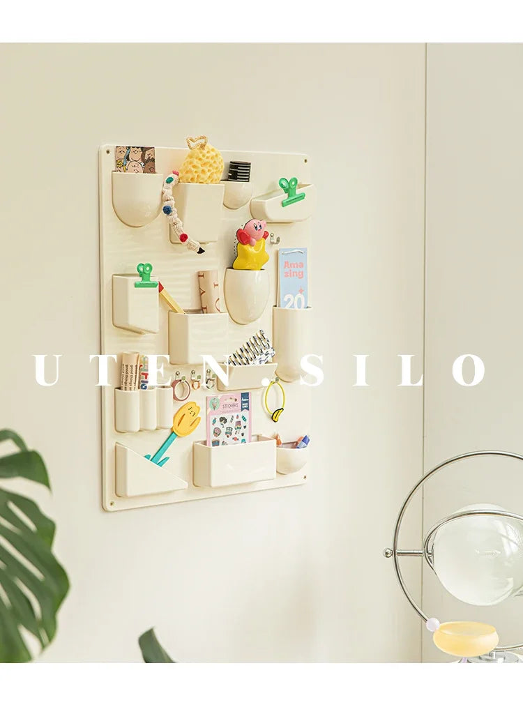 Wall Holder Offices Kitchens Organizer Desktop Shelf Nordic Wall Storage Rack Organiser For Workshops Bathrooms Children's Rooms
