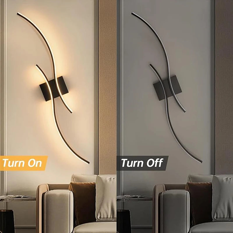 Modern LED Wall Light Fixtures for Corridor Aisle Hardwired Indoor LED Wall Lamps Sconce for Bedroom Kitchen Interior Lighting