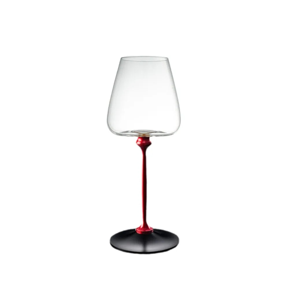 Unique Clear Rotating Glass Wine Glasses Ergonomic Holder Thickened Base Crystal Goblet 500ml Wine Decanter Glass Cup Whiskey