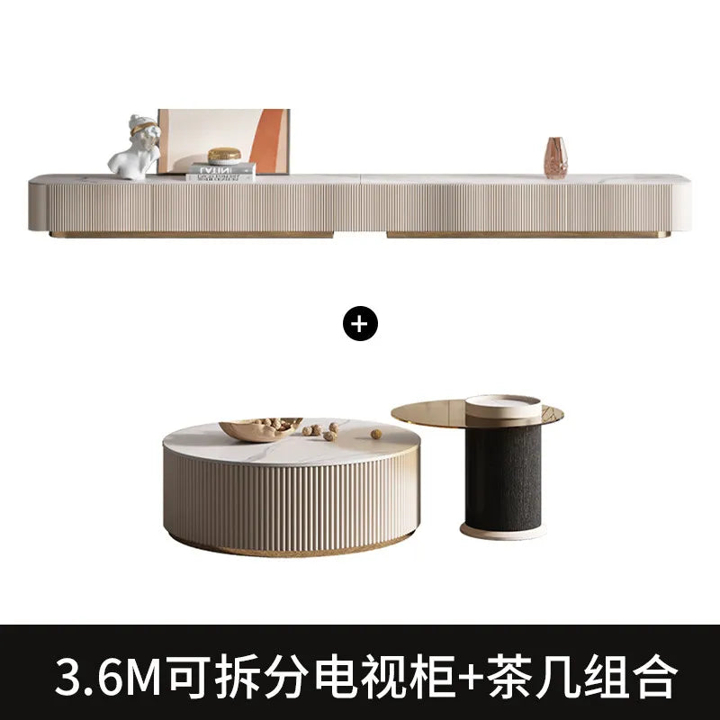 Modern Storage Tv Stand Living Room Mural Universal Media Wall Tv Stand Luxury Smart Muebles Para Salas Home Furniture