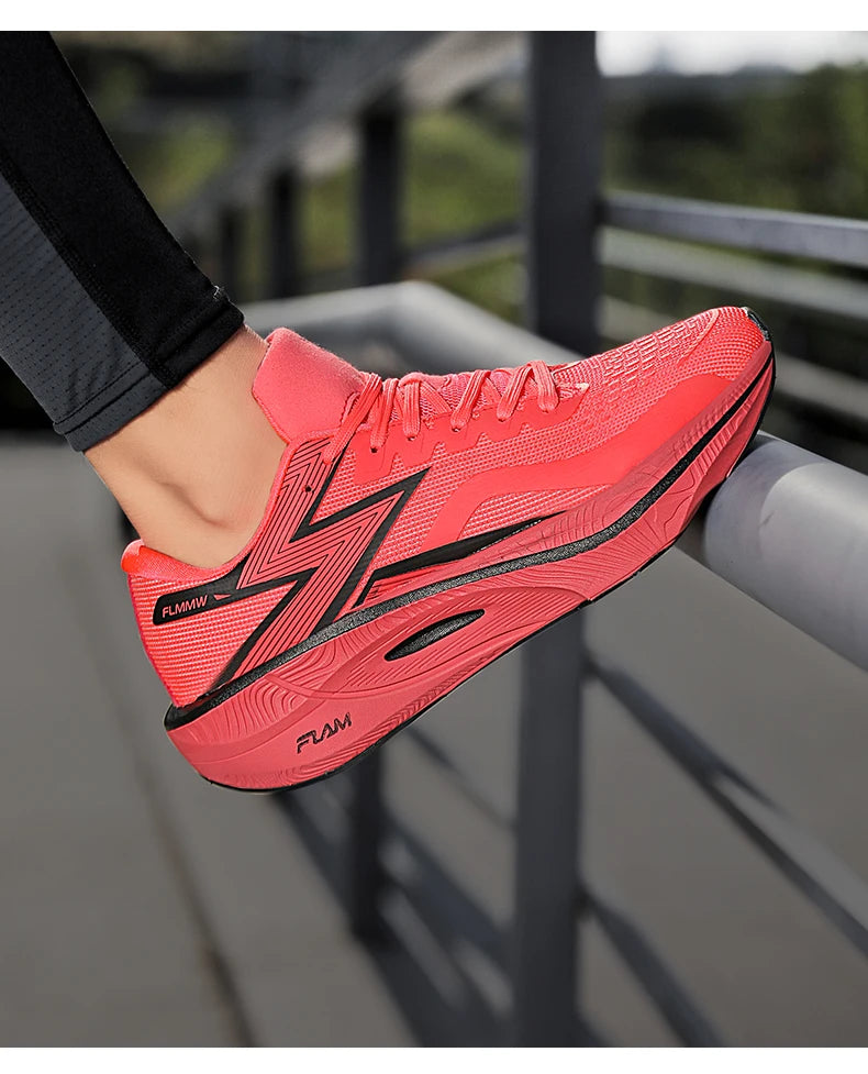 Running Shoes Carbon Board Speciality Marathon Men Sports Breathable Lightweight Women's Comfortable Athletic Nonskid Sneakers