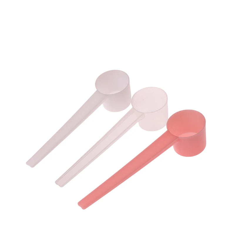 10Pcs 5g Measuring Spoons Coffee Protein Milk Powder Scoop Home Kitchen Gadgets DIY Plastic Measuring Spoon