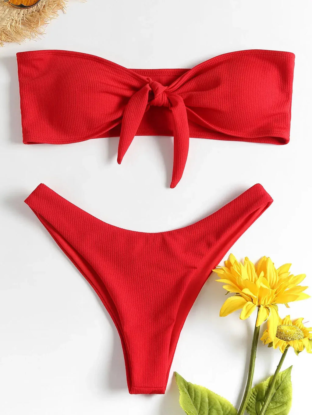 Sexy Bikini Bottoms Women's 2025 Swimsuit Low Waisted Bottom Solid Color Swimwear Thong Beachwear Brazilian Bathing Suit Summer